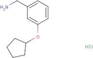 3-(Cyclopentyloxy)benzenemethanamine hydrochloride