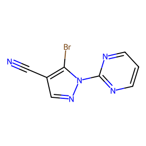 5-Bromo-1-(pyrimidin-2-yl)-1H-pyrazole-4-carbonitrile
