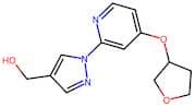 (1-(4-((Tetrahydrofuran-3-yl)oxy)pyridin-2-yl)-1H-pyrazol-4-yl)methanol