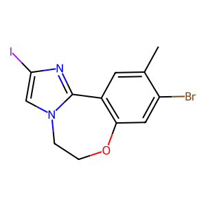 9-Bromo-2-iodo-10-methyl-5,6-dihydrobenzo[f]imidazo[1,2-d][1,4]oxazepine