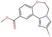 5,6-Dihydro-2-iodoimidazo[1,2-d][1,4]benzoxazepine-10-carboxylic acid, methyl ester