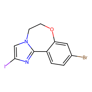 9-Bromo-5,6-dihydro-2-iodoimidazo[1,2-d][1,4]benzoxazepine