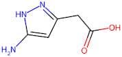2-(5-Amino-1H-pyrazol-3-yl)acetic acid