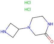 4-(Azetidin-3-yl)piperazin-2-one dihydrochloride