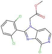 Methyl 2-(4-chloro-2-(2,6-dichlorophenyl)-1H-imidazo[4,5-c]pyridin-1-yl)acetate