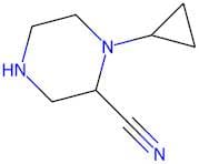 1-Cyclopropylpiperazine-2-carbonitrile