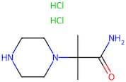 2-Methyl-2-(piperazin-1-yl)propanamide dihydrochloride
