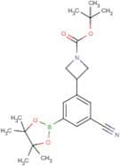 tert-Butyl 3-(3-cyano-5-(4,4,5,5-tetramethyl-1,3,2-dioxaborolan-2-yl)phenyl)azetidine-1-carboxylate