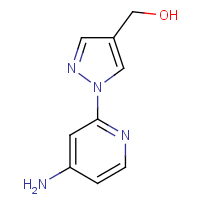 (1-(4-Aminopyridin-2-yl)-1H-pyrazol-4-yl)methanol