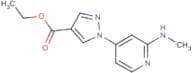 Ethyl 1-(2-(methylamino)pyridin-4-yl)-1H-pyrazole-4-carboxylate