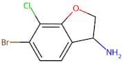6-Bromo-7-chloro-2,3-dihydrobenzofuran-3-amine