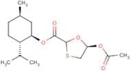 (5R)-(1R,2S,5R)-2-Isopropyl-5-methylcyclohexyl 5-acetoxy-1,3-oxathiolane-2-carboxylate
