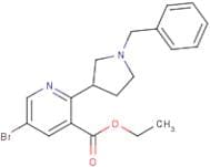 Ethyl 2-(1-benzylpyrrolidin-3-yl)-5-bromonicotinate