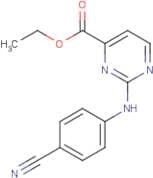 Ethyl 2-[(4-cyanophenyl)amino]pyrimidine-4-carboxylate