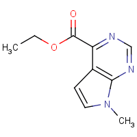 Ethyl 7-methyl-7H-pyrrolo[2,3-d]pyrimidine-4-carboxylate