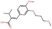 (2E)-2-{[4-Methoxy-3-(3-methoxypropoxy)phenyl]methylidene}-3-methylbutanoic acid