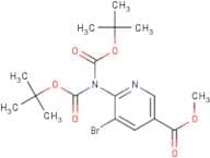 Methyl 6-{bis[(tert-butoxy)carbonyl]amino}-5-bromopyridine-3-carboxylate