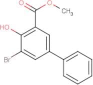 Methyl 3-bromo-2-hydroxy-5-phenylbenzoate