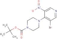 tert-Butyl 4-(3-bromo-5-nitropyridin-4-yl)piperazine-1-carboxylate