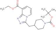 tert-Butyl 4-{[8-(ethoxycarbonyl)-[1,2,4]triazolo[4,3-a]pyridin-3-yl]methyl}piperidine-1-carboxyla…