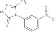 3-Methyl-4-(3-nitrophenyl)-4,5-dihydro-1H-1,2,4-triazol-5-one