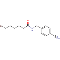 6-Bromo-N-[(4-cyanophenyl)methyl]hexanamide