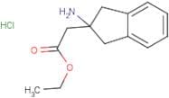 Ethyl 2-(2-amino-2,3-dihydro-1H-inden-2-yl)acetate hydrochloride