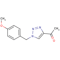 1-{1-[(4-Methoxyphenyl)methyl]-1H-1,2,3-triazol-4-yl}ethan-1-one