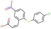 3-{2-[(4-Chlorophenyl)thio]-5-nitrophenyl}acrylic acid