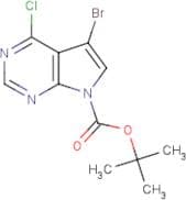 tert-Butyl 5-bromo-4-chloro-7H-pyrrolo[2,3-d]pyrimidine-7-carboxylate