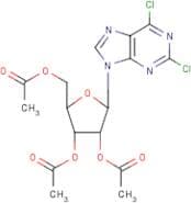 [3,4-Bis(acetyloxy)-5-(2,6-dichloro-9H-purin-9-yl)oxolan-2-yl]methyl acetate