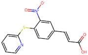 3-Nitro-4-(pyridin-2-ylthio)cinammic acid