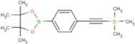 4,4,5,5-Tetramethyl-2-(4-trimethylsilanylethynyl-phenyl)-[1,3,2]dioxaborolane