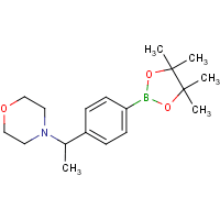 4-(1-(4-(4,4,5,5-Tetramethyl-1,3,2-dioxaborolan-2-yl)phenyl)ethyl)morpholine