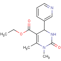 Ethyl 1,6-dimethyl-2-oxo-4-(3-pyridinyl)-1,2,3,4-tetrahydro-5-pyrimidinecarboxylate