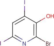 2-Bromo-4,6-diiodo-3-pyridinol