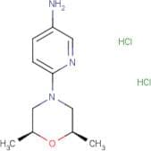 6-[(2R,6S)-2,6-Dimethylmorpholin-4-yl]pyridin-3-amine dihydrochloride
