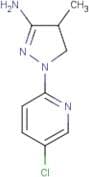 1-(5-Chloro-2-pyridinyl)-4-methyl-4,5-dihydro-1H-pyrazol-3-amine