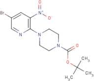 tert-Butyl 4-(5-bromo-3-nitro-2-pyridinyl)tetrahydro-1(2H)-pyrazinecarboxylate