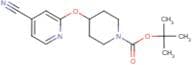 tert-Butyl 4-[(4-cyano-2-pyridinyl)oxy]tetrahydro-1(2H)-pyridinecarboxylate