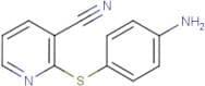 2-[(4-Aminophenyl)sulfanyl]nicotinonitrile
