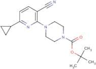 tert-Butyl 4-(3-cyano-6-cyclopropyl-2-pyridinyl)tetrahydro-1(2H)-pyrazinecarboxylate