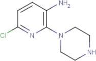 6-Chloro-2-(piperazin-1-yl)pyridin-3-amine