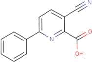 3-Cyano-6-phenyl-2-pyridinecarboxylic acid