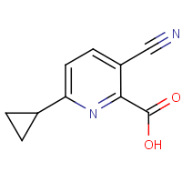 3-Cyano-6-cyclopropyl-2-pyridinecarboxylic acid
