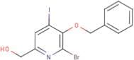 [5-(Benzyloxy)-6-bromo-4-iodo-2-pyridinyl]methanol