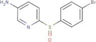 6-[(4-Bromophenyl)sulfinyl]-3-pyridinylamine