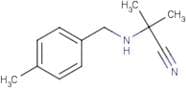 2-Methyl-2-{[(4-methylphenyl)methyl]amino}propanenitrile