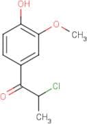 2-Chloro-1-(4-hydroxy-3-methoxyphenyl)propan-1-one