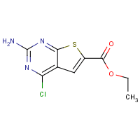 Ethyl 2-amino-4-chlorothieno[2,3-d]pyrimidine-6-carboxylate